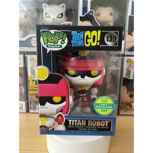 Funko Pop! Digital Teen Titans Go Titan Robot #139 Grail LE 999 W/ Protector